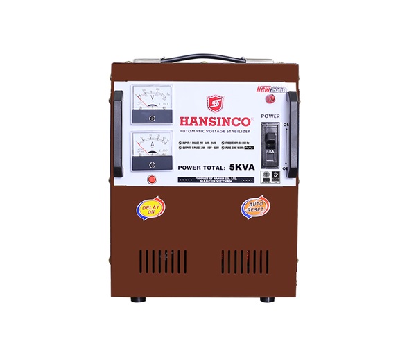 Máy ổn áp 1 pha 5KVA được nhiều người sử dụng