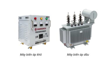 So sánh máy biến áp khô và máy biến áp dầu