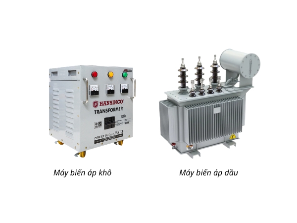 So sánh máy biến áp khô và máy biến áp dầu