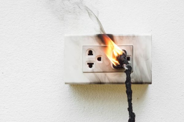 Ổ cắm điện bị xẹt lửa có sao không với người sử dụng 