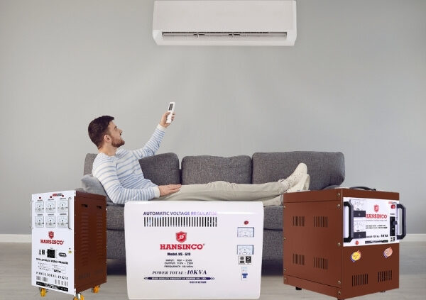  Nhà có 2 điều hòa nên dùng ổn áp bao nhiêu KVA?