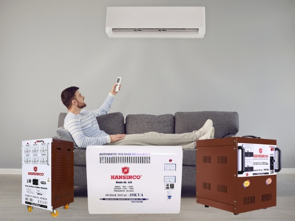 Nhà có 2 điều hòa nên dùng ổn áp bao nhiêu KVA?