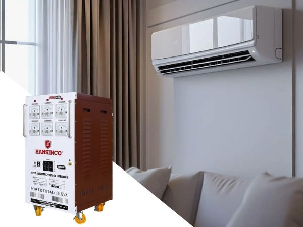 Ổn áp hạn chế ảnh hưởng của tình trạng tăng giảm điện áp đến máy nén điều hòa